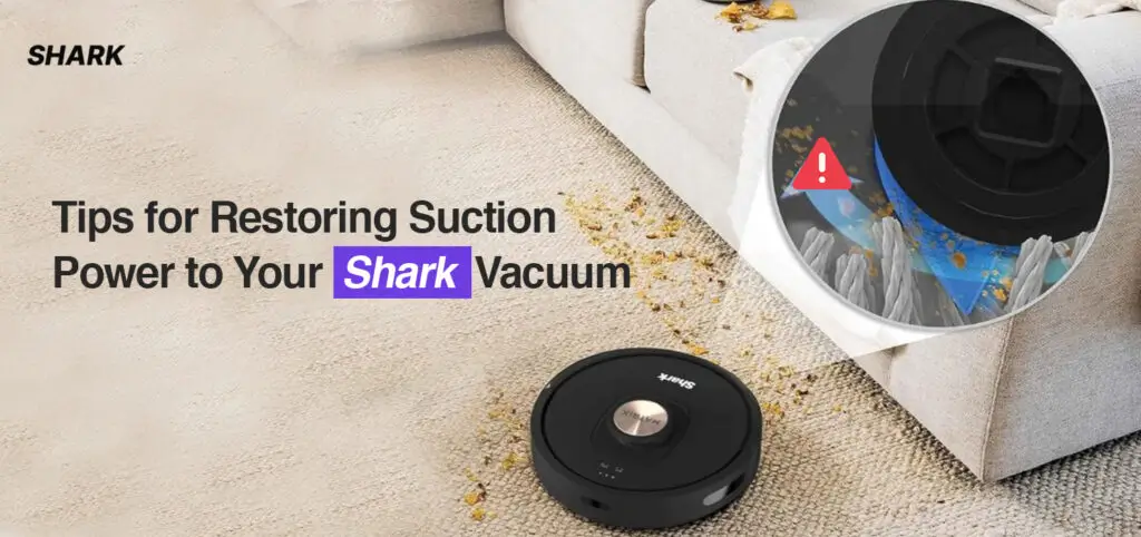 Shark vacuum not sucking